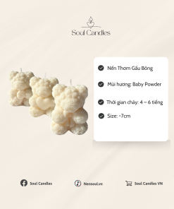 Nến Thơm Teddy Bear